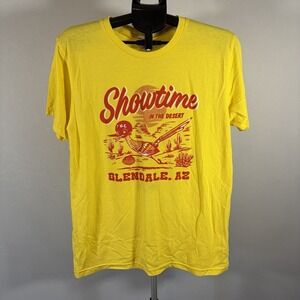 Charlie Hustle Large Yellow Roadrunner Desert KC Chiefs Showtime Arizona Shirt
